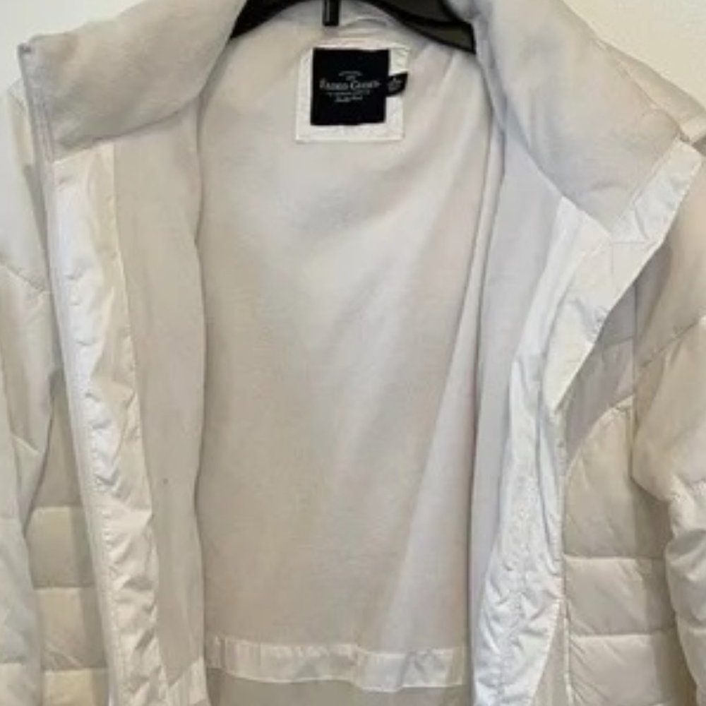 White Winter Bubble White Jacket Large - image 4